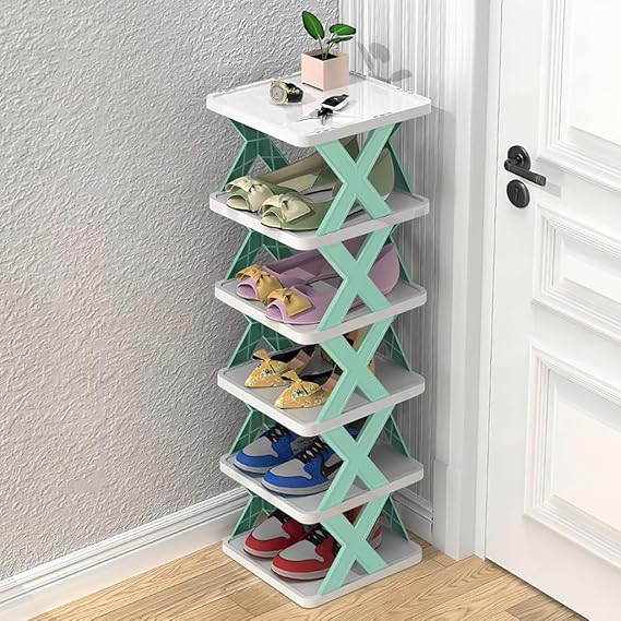 X-Shaped Shoe Rack