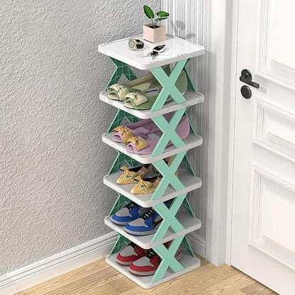 X-Shaped Shoe Rack